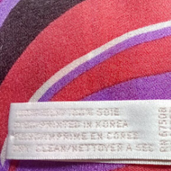 Jones New York Red/Purple Silk Scarf - Picture 4 of 4